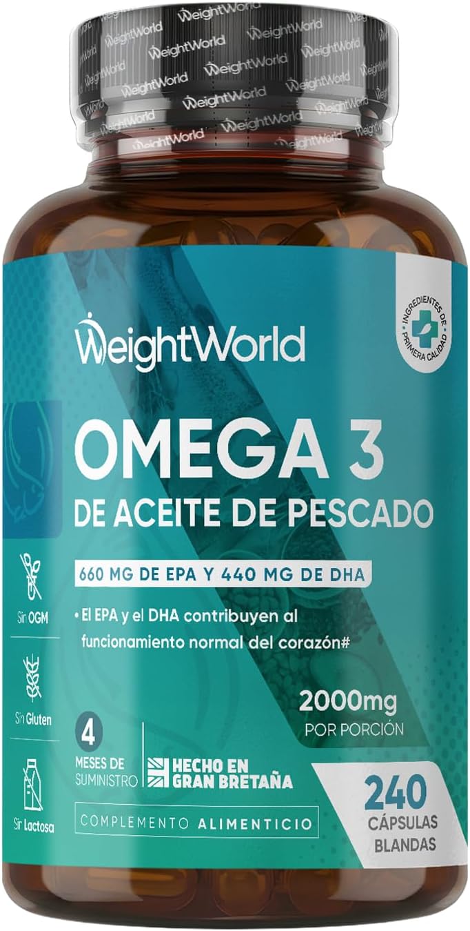 Fotografia do suplemento WeightWorld Omega-3